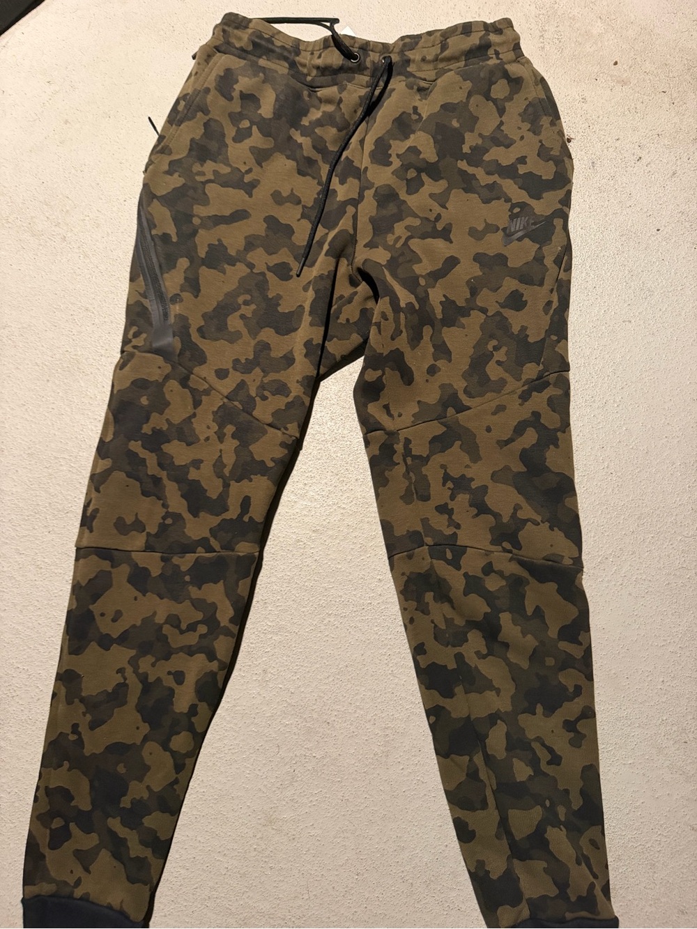 Nike Olive & Black Camo Jogger Sweatpants